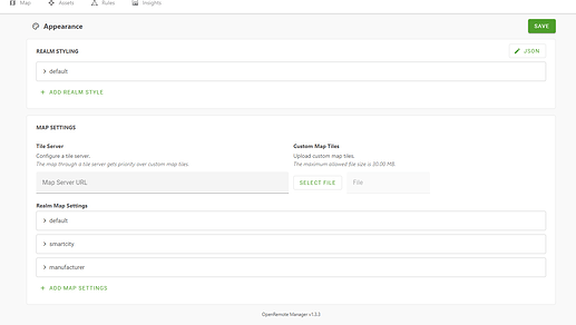 OpenRemote Manager version - Manager UI - OpenRemote